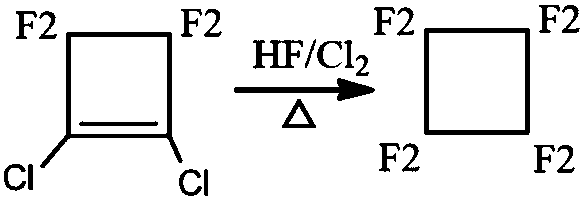 Method for synthesizing fire extinguishing agent octafluorocyclobutane