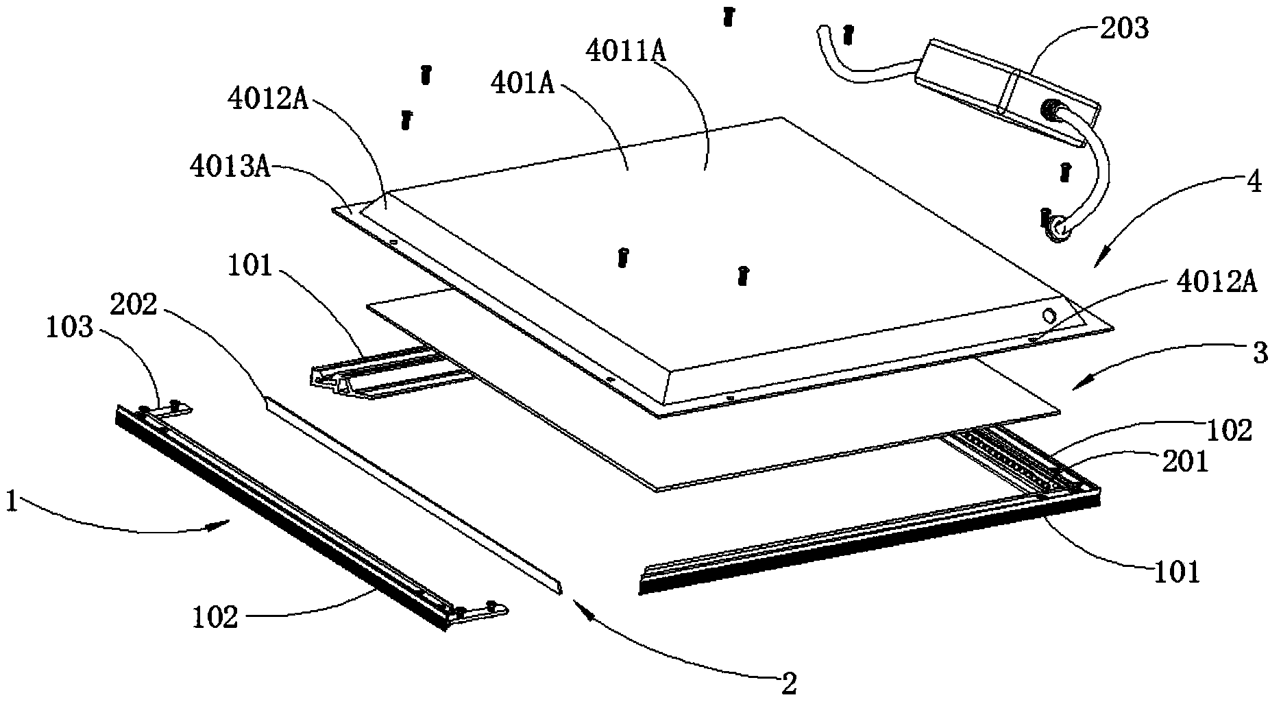 LED panel light