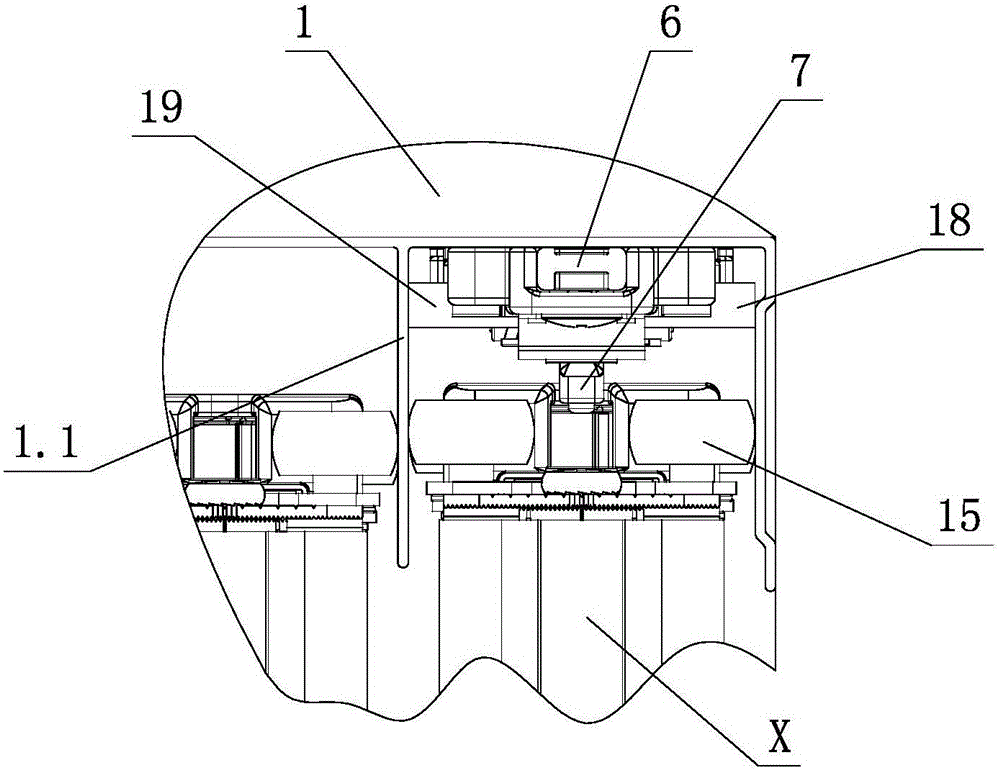 An adjustable positioning damping structure for furniture sliding doors