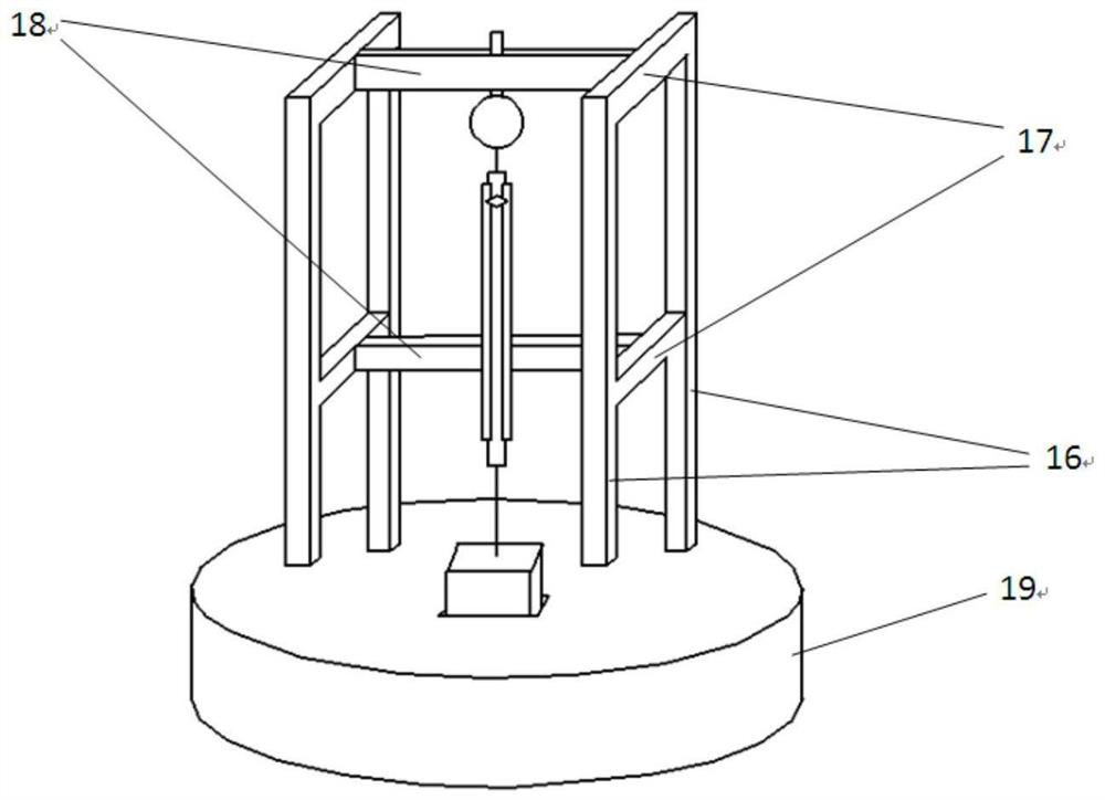 Billet continuous casting machine crystallizer liquid level cesium source calibration device and method