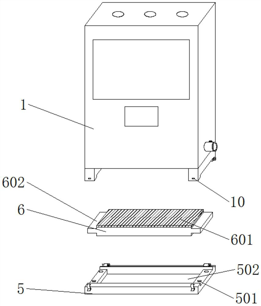 Rapid troubleshooting device for faults in power dispatching cabinet