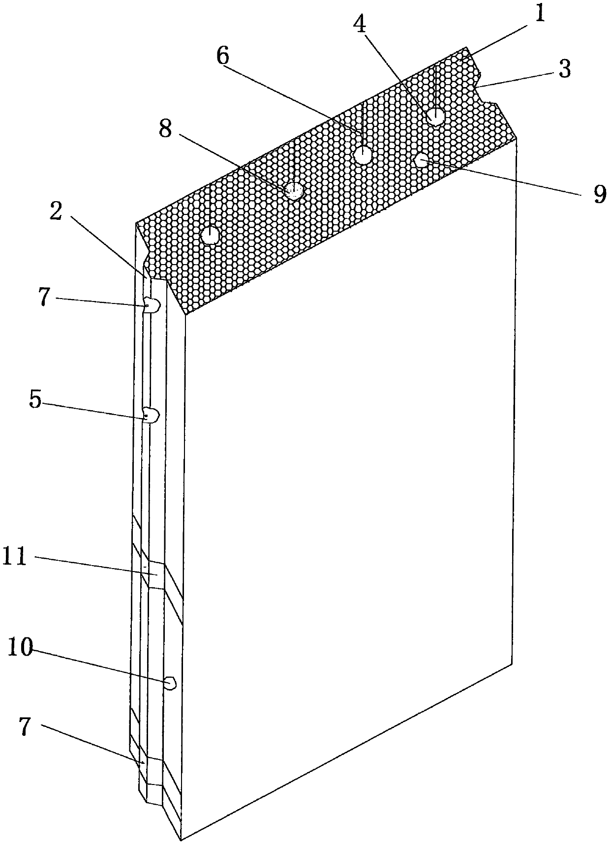 Method for preparing light-weight wallboard by using fly ash