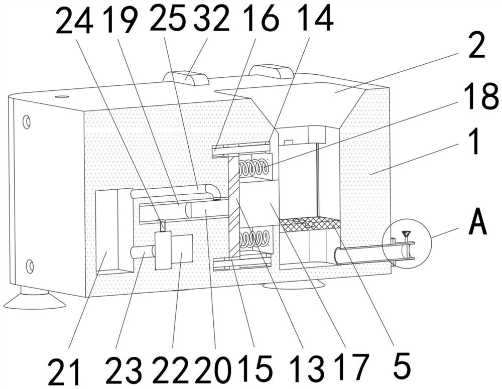 Environment-friendly residue crushing and squeezing equipment for kitchen garbage disposal