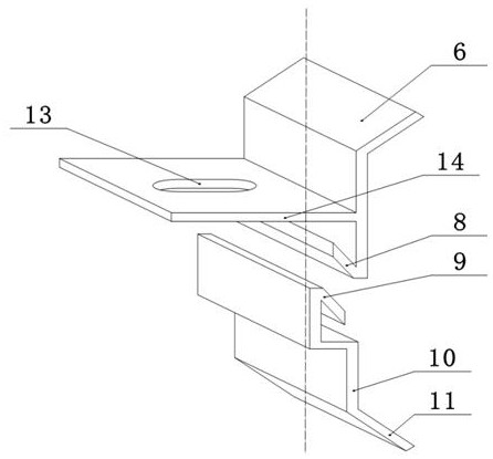 A kind of dry-hanging wall brick structure and construction method thereof