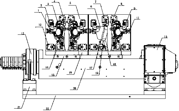 Tooling fixture for processing steering knuckle