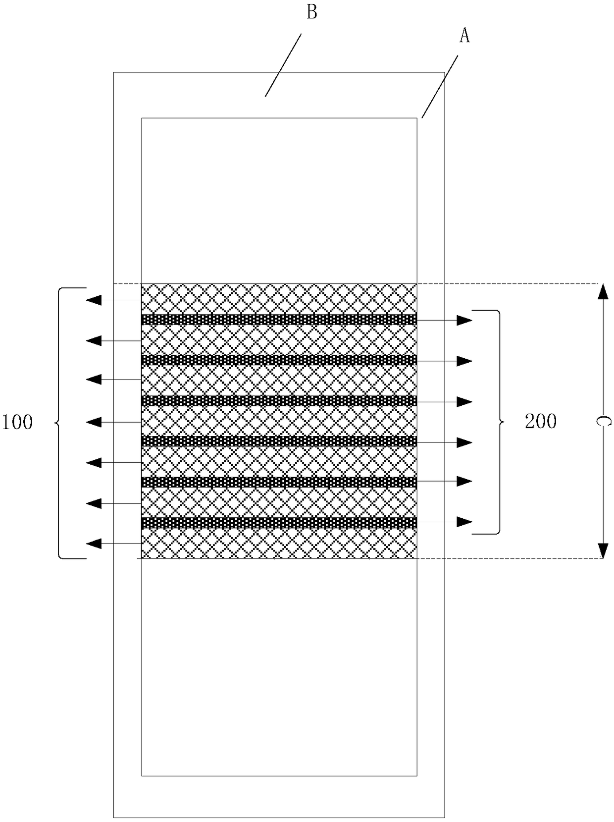 Folding screen and display device