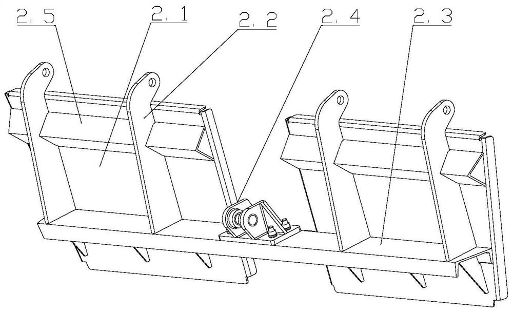 Single-open pressure rod type bottom door opening and closing mechanism and hopper car