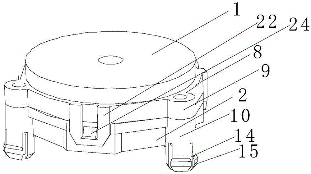 Welding-free high-frequency high-sound-pressure buzzer and production method