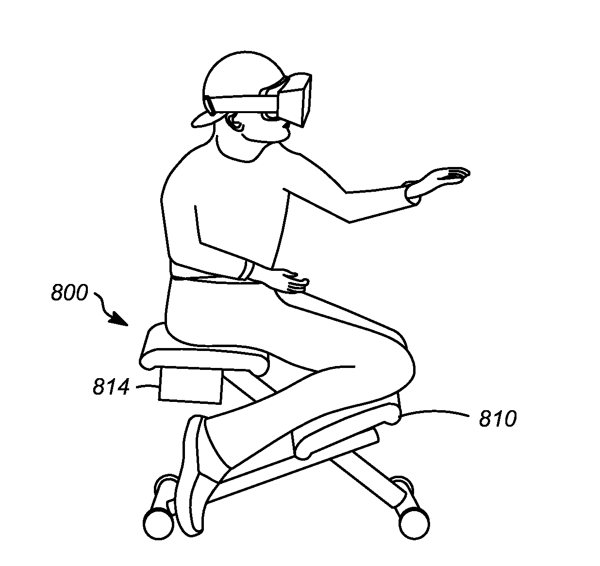 Method and system for reducing motion sickness in virtual reality ride systems