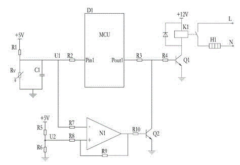 Control system and control method for frostless refrigerator heater