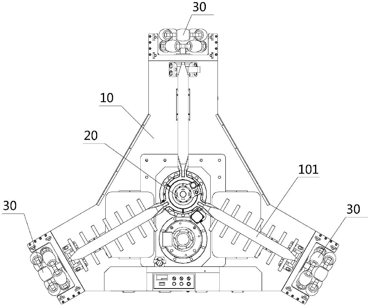 Omnidirectional mobile electric jack