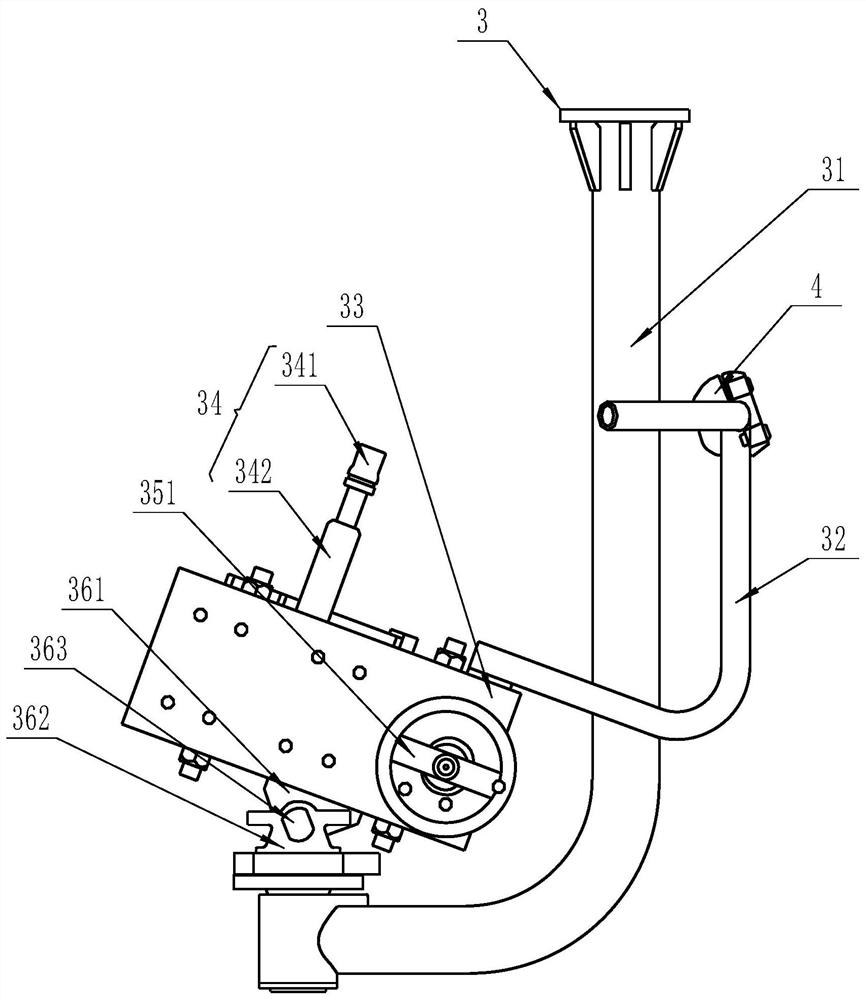 Synchronous tightening device and method for fuel tank drawstring bolts