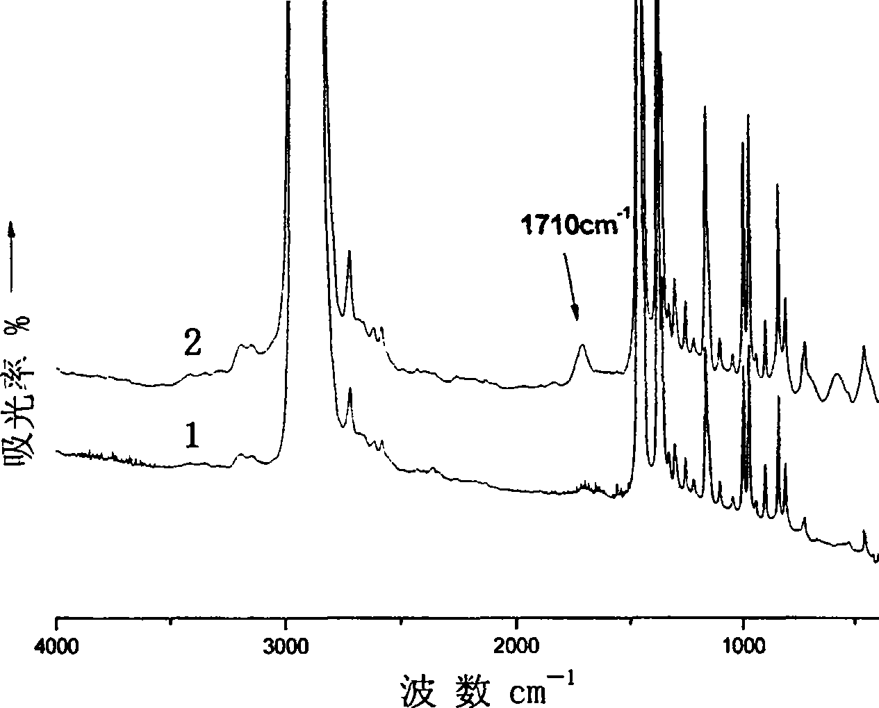 Process for preparing functional poly propylene material