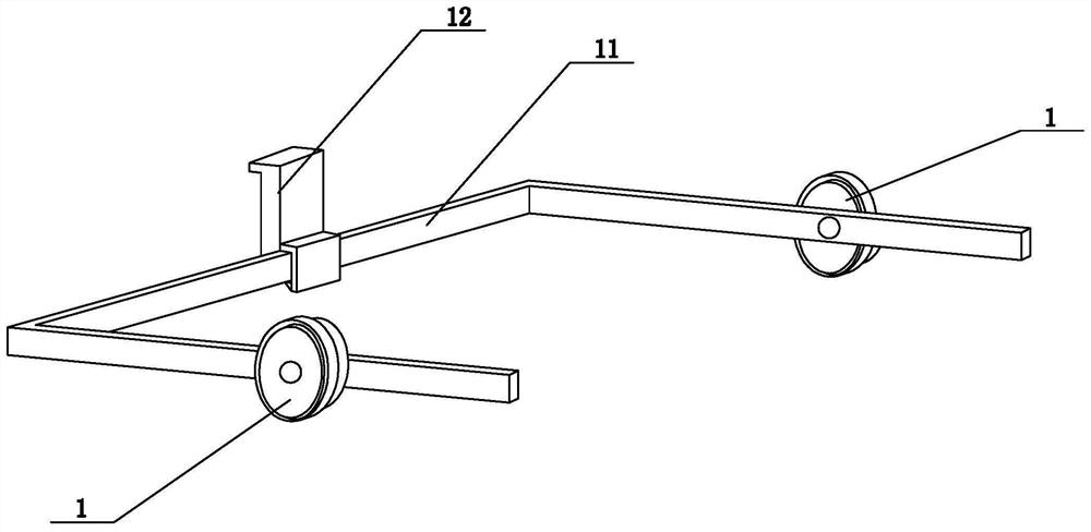 Wheelchair docking device of nursing bed