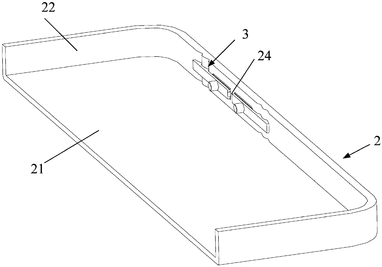 Key assembly structure of mobile terminal and mobile terminal