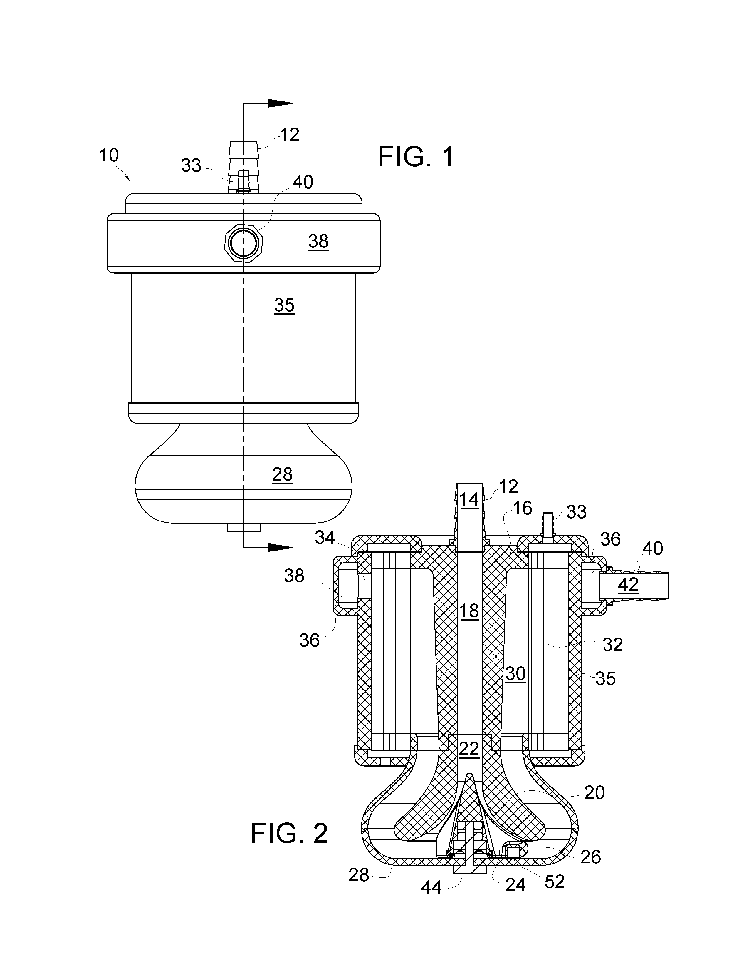Compact integrated blood pump oxygenator or gas transfer device with hydrogel impeller packing material and rollover impeller outlet