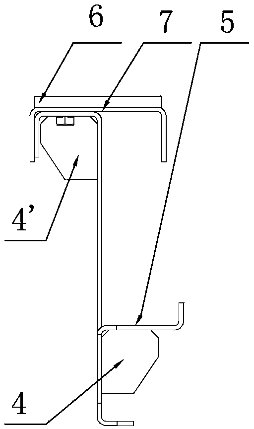 Split type elevator traction machine base