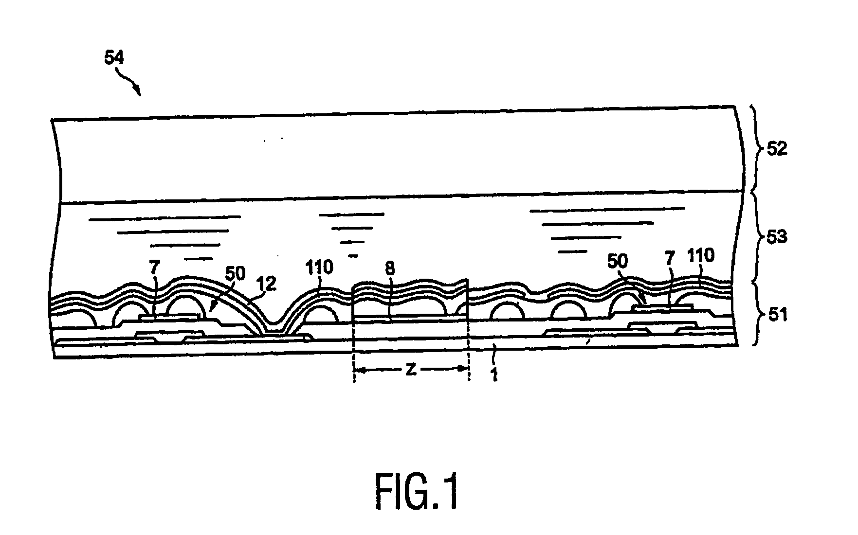 Diffuse reflector for a liquid crystal display device