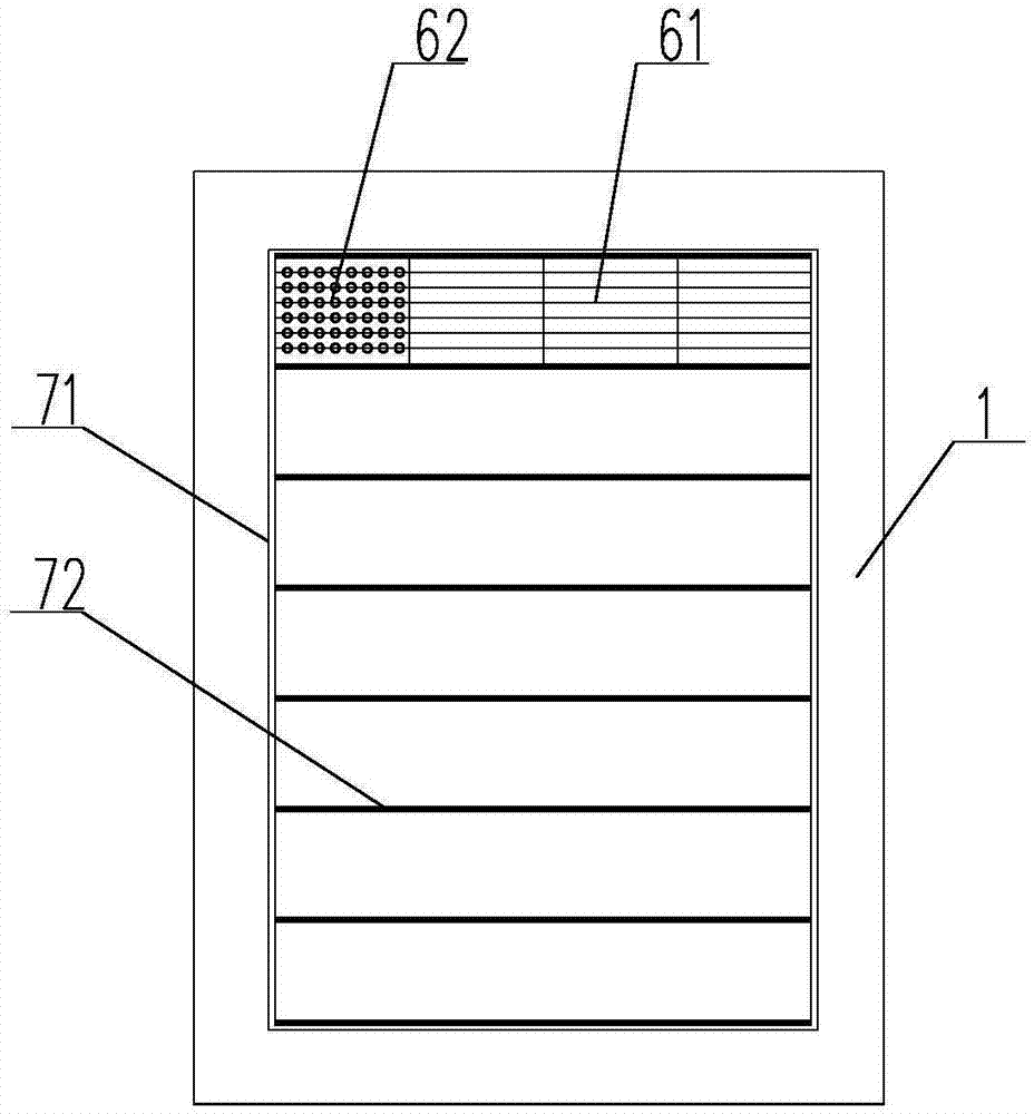 Biological filter provided with modular packing layer and mounting method of modular packing layer