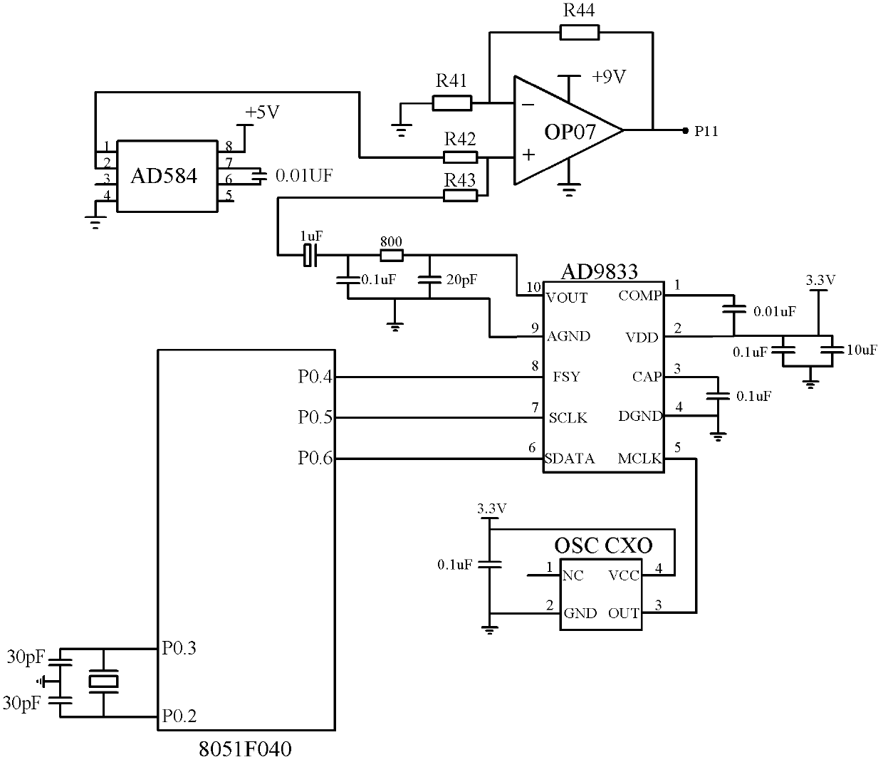 Digital signal locking type spatial magnetic field detecting system