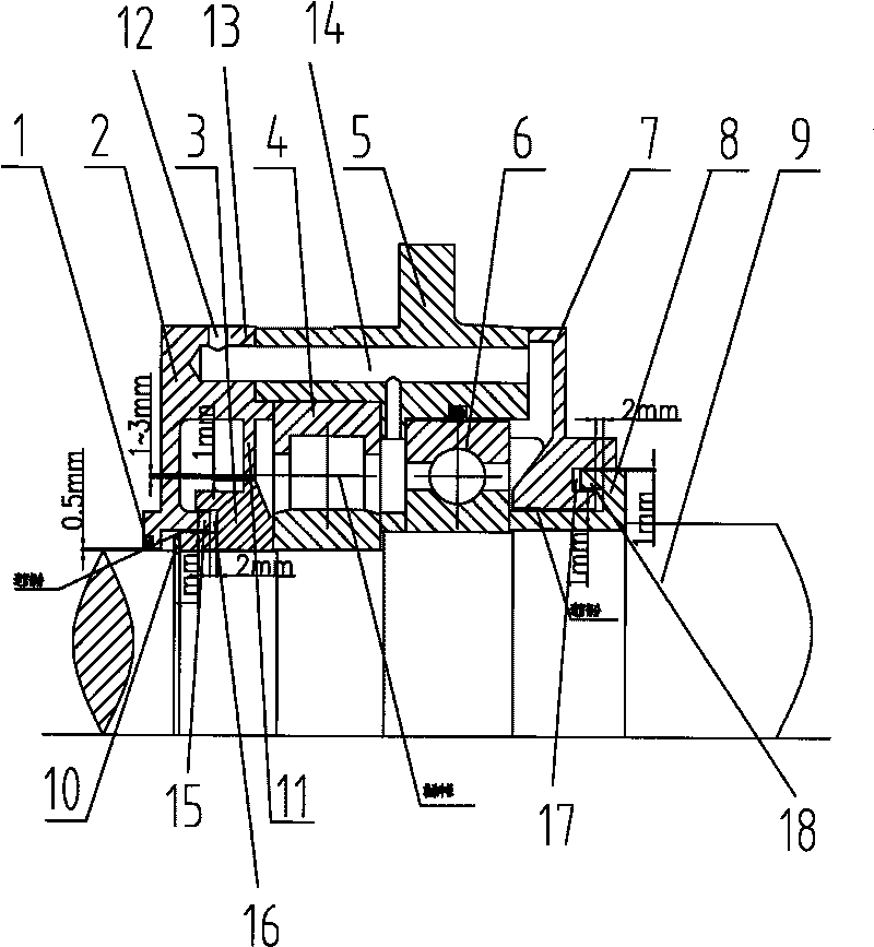 Oil storage device of high-pressure motor bearing