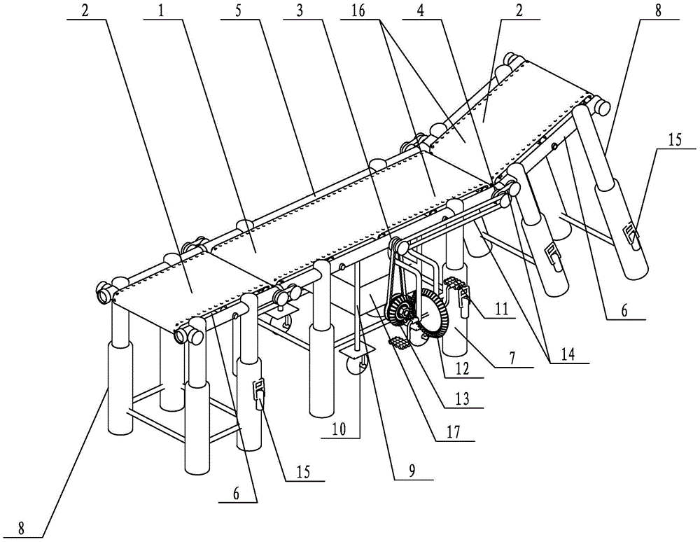 A Belt Conveying Mechanism Suitable for Complicated Terrains