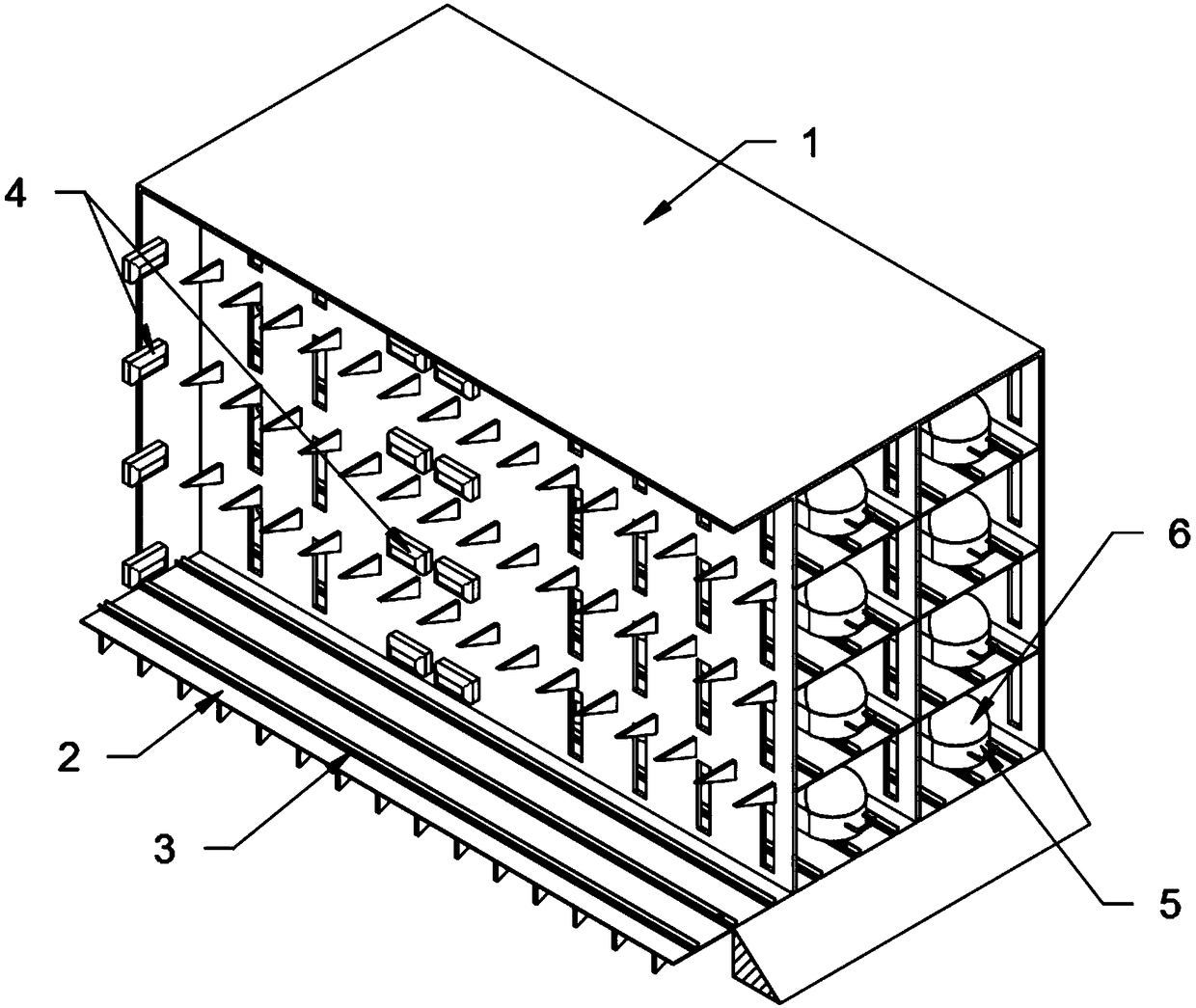 Living crocodile transportation device based on aquaculture field