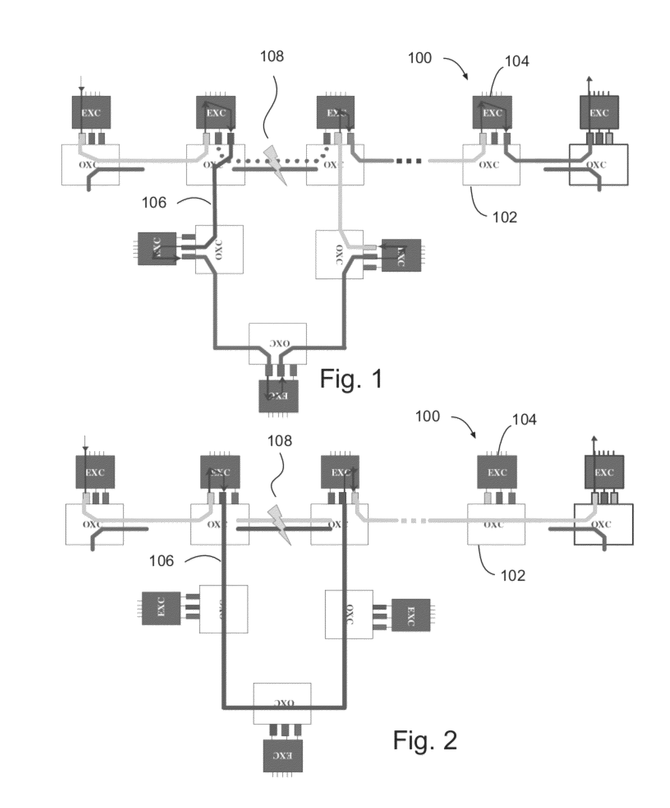 Whole fiber switched <i>p</i>-cycles