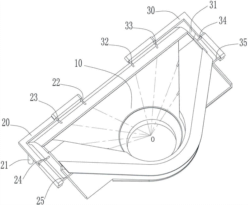 Suction nozzle and pulse gas path control system and sweeping car comprising same