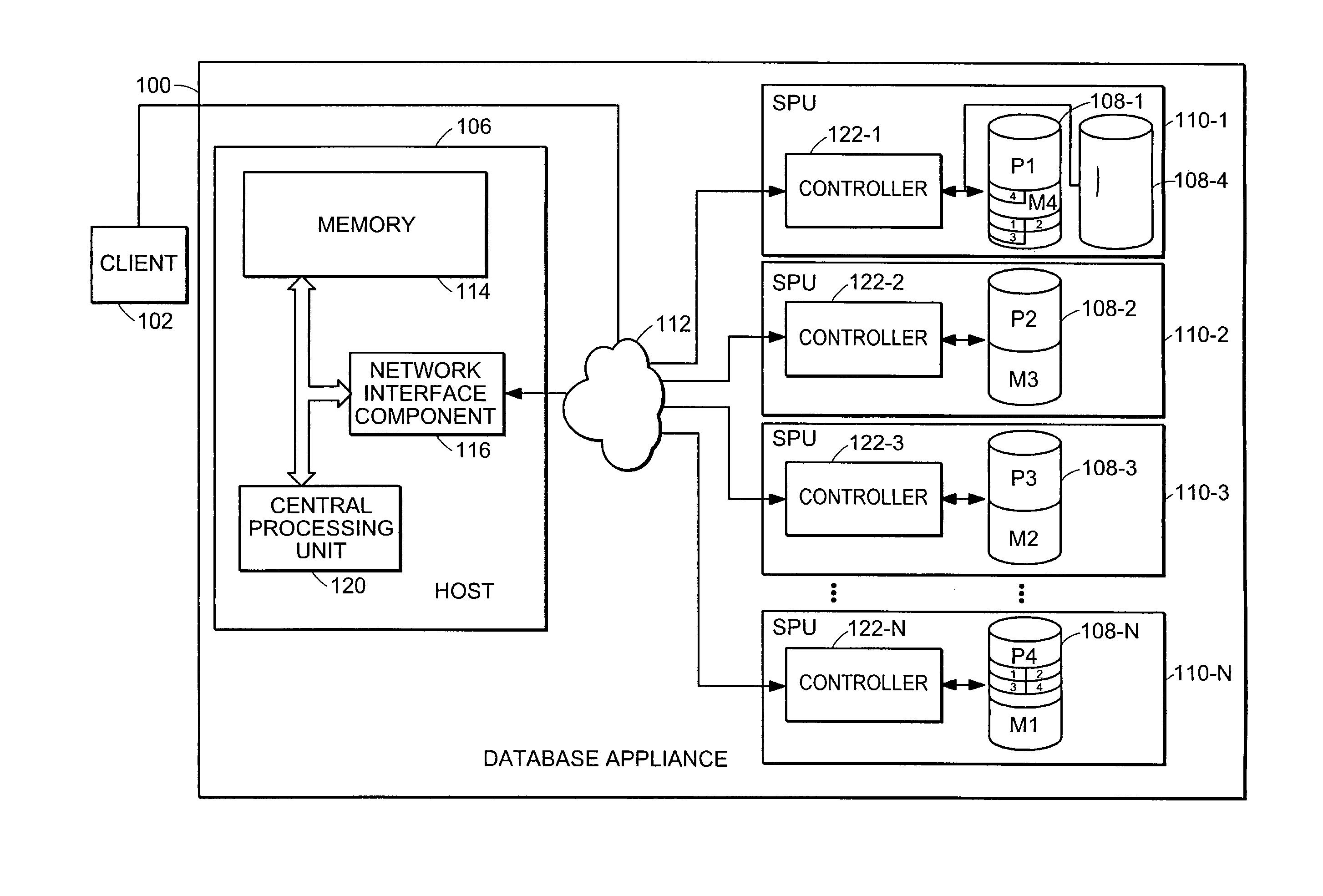 Disk mirror architecture for database appliance