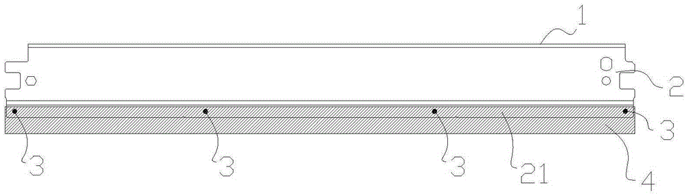 Selenium drum scraper and manufacturing method thereof