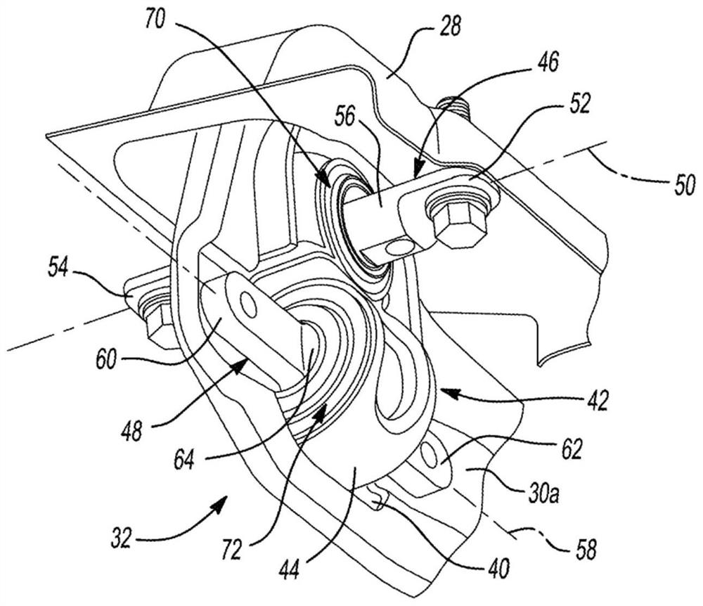 Connection kit for trailing arm vehicle suspension