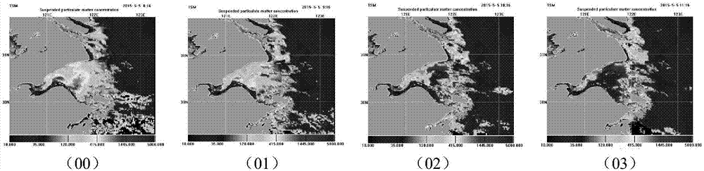 Remote sensing monitoring method for polycyclic aromatic hydrocarbons (PAHs) in sea surface water body suspension particles