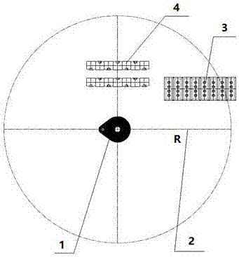 A method of using a manipulator to complete the grouping of raw anode carbon blocks