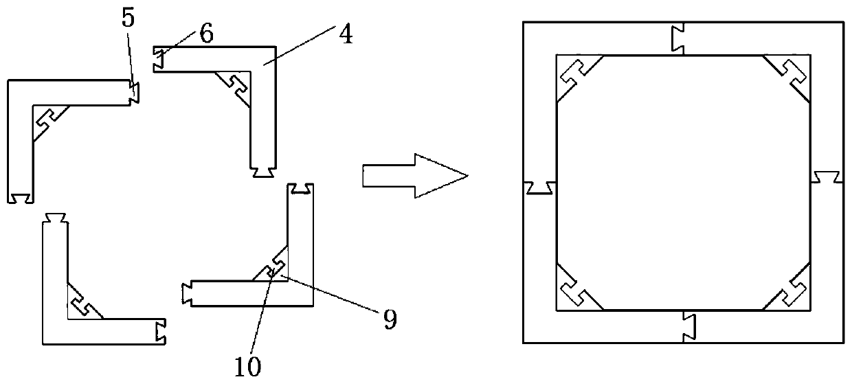 Beam-to-column joint of cross-connected beam-to-column joint with inclined outer ring plate