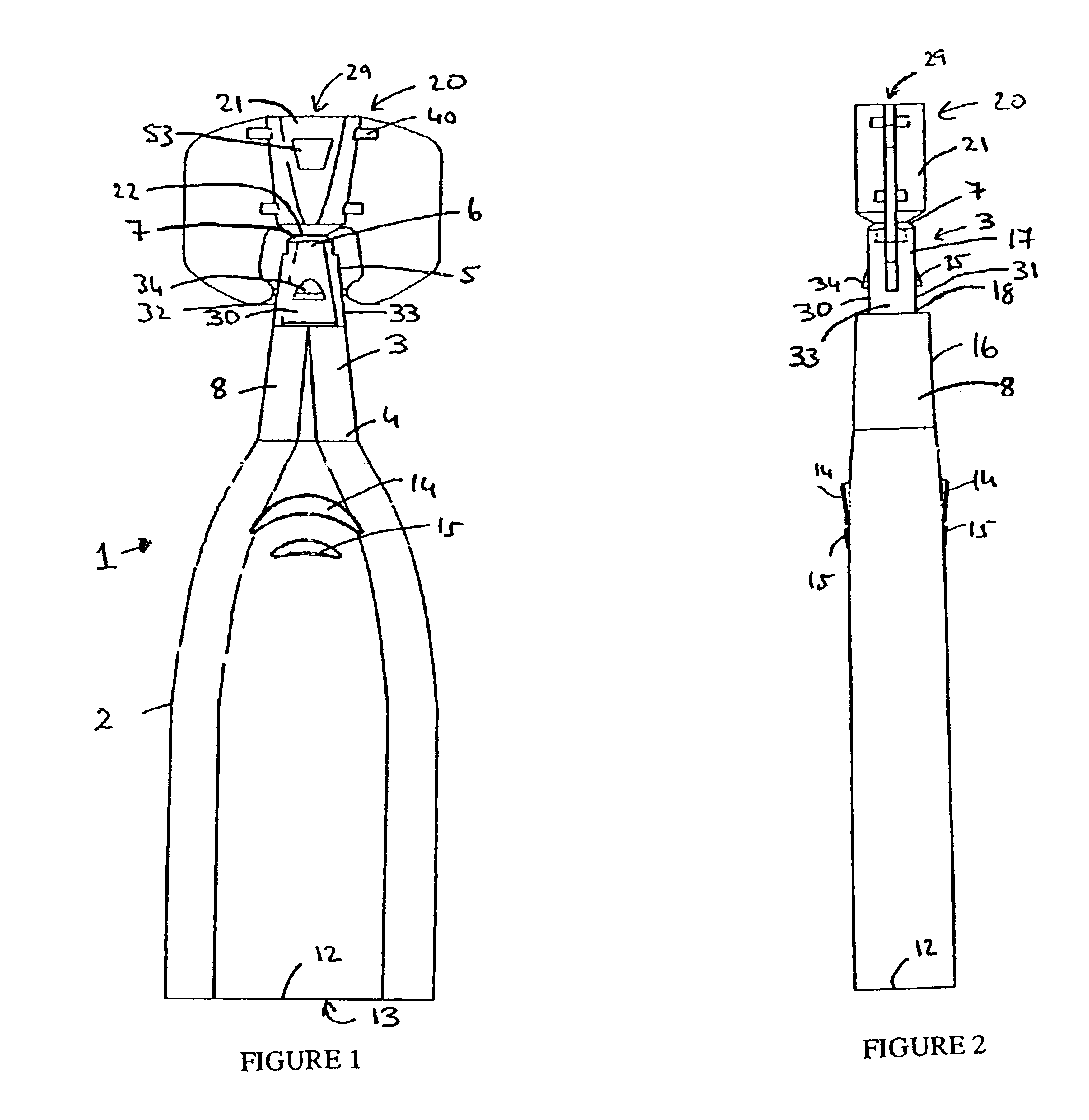 Nozzle assembly with a reusable break-off cap a container having a nozzle assembly and packaging therefor