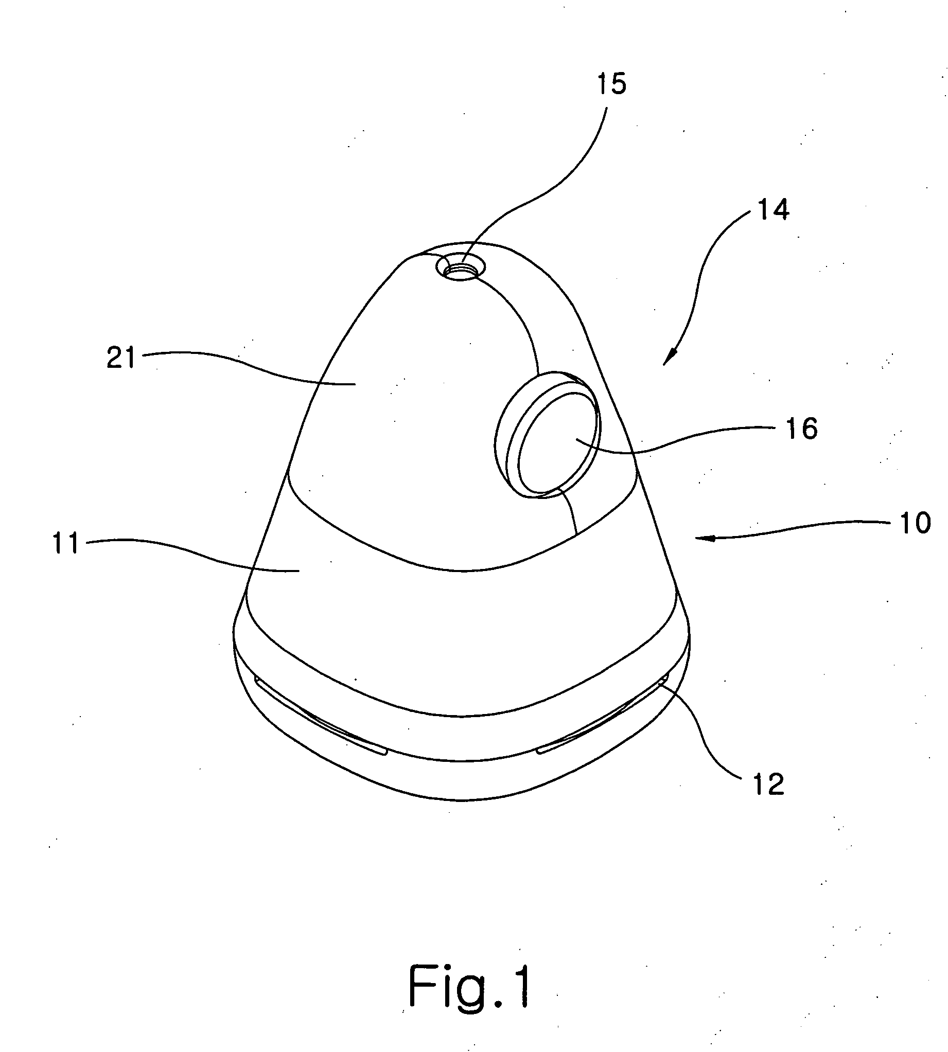 External speaker for mobile phone for preventing malfunction of a mobile phone caused by a leakage magnetic field