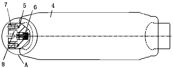 Insulated operating rod and isolating switch with the insulating operating rod