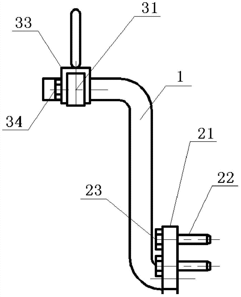 Lifting tool for single-cylinder air compressor
