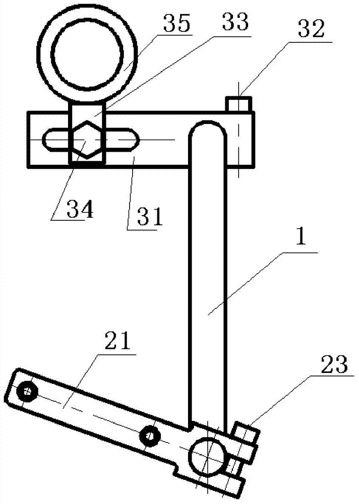 Lifting tool for single-cylinder air compressor
