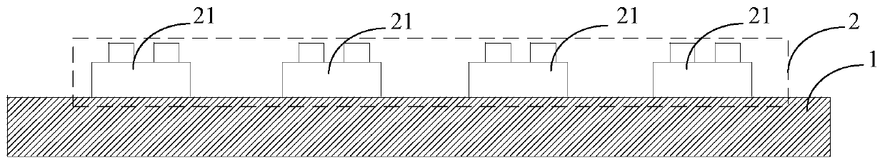 Mass transfer method, manufacturing method of display device and display device