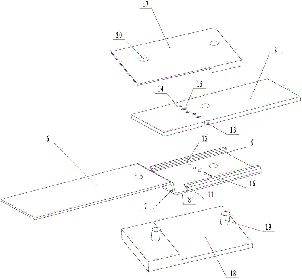 Positive tab connection structure of battery and welding method