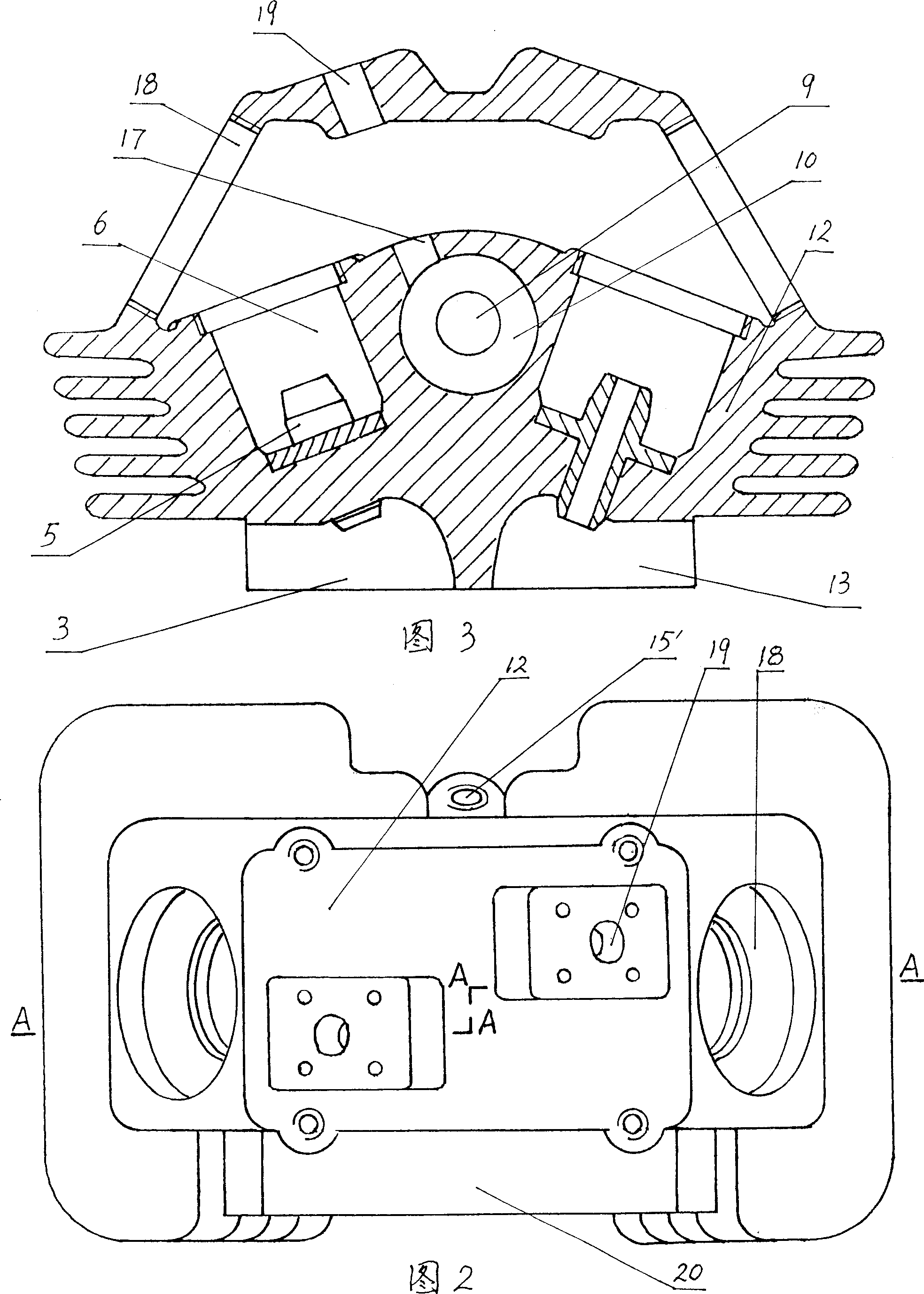 Motorcycle engine cylinder