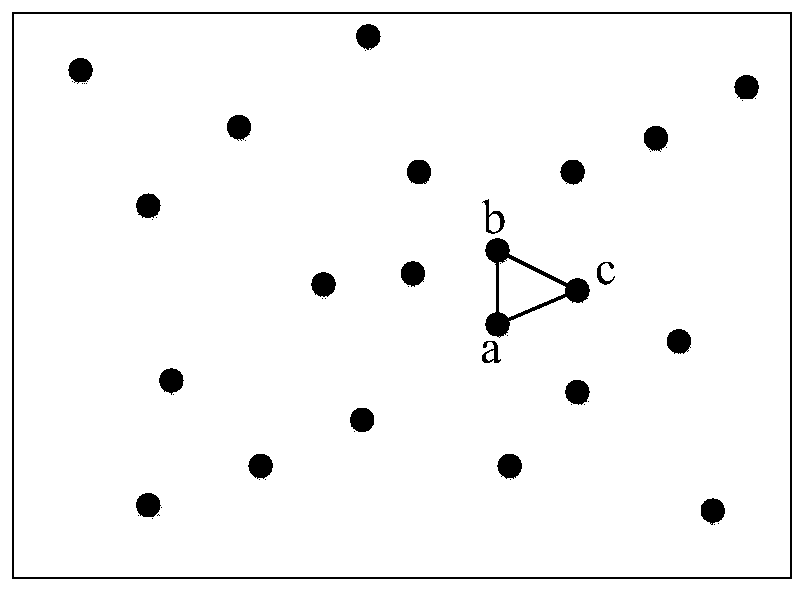 Determination method of influence range of abnormally high value of heavy metal content sampling point in mining area soil