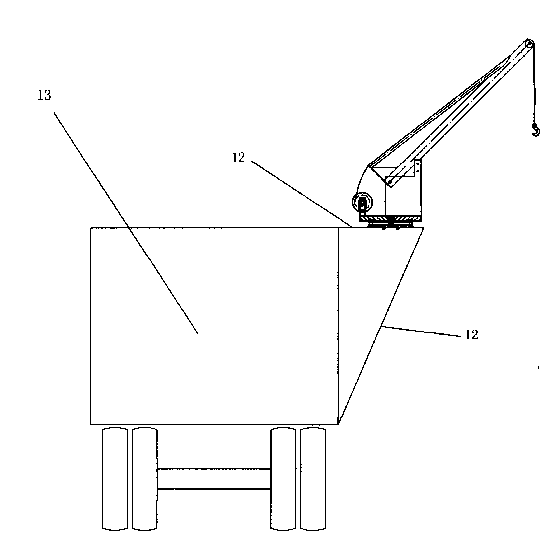 Equipment for carrying crops and use method thereof