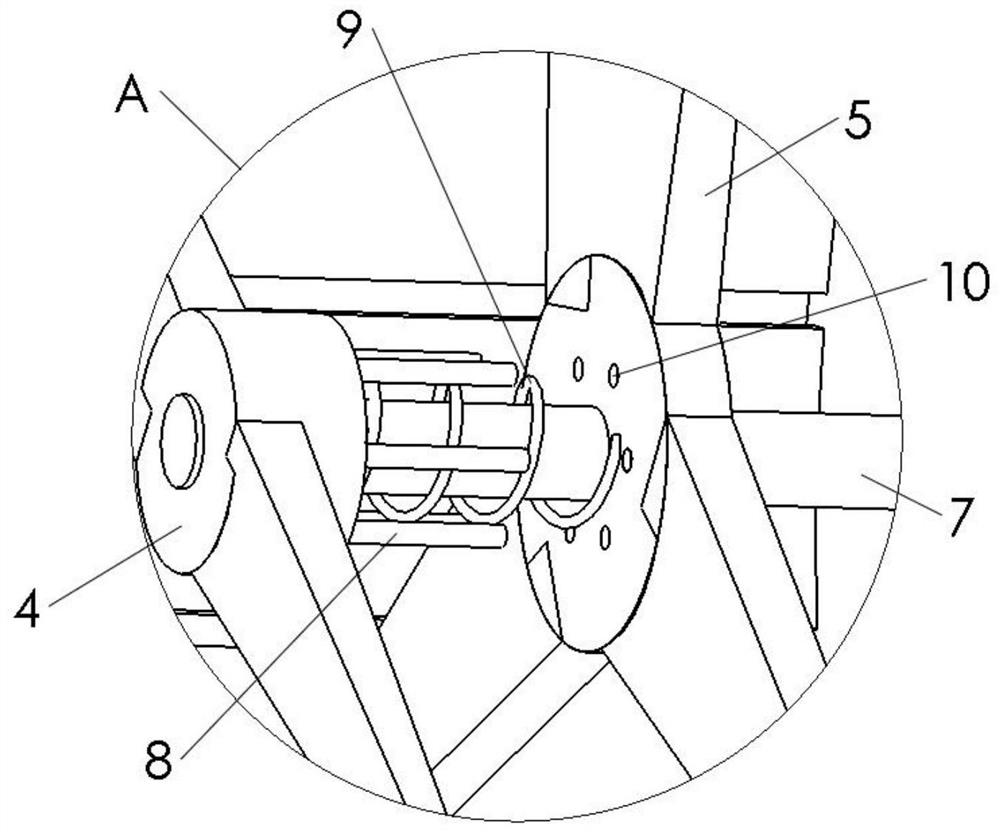 Novel propelling fan blade with organism treatment function