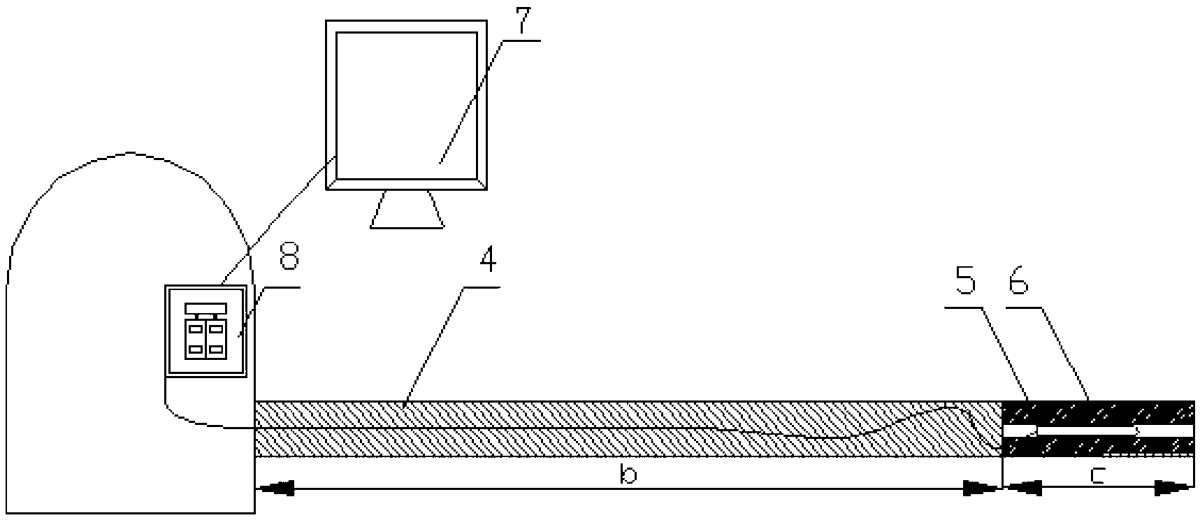 Method for testing mining-induced three-dimensional stress field