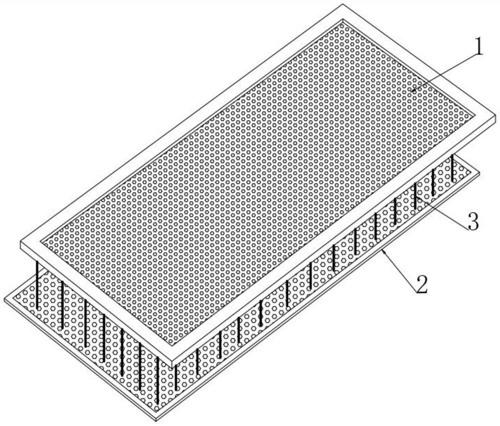 Paper pulp residue filtering plate with micropore adjustable structure