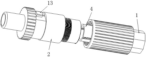 A high-voltage wiring harness system for new energy vehicles