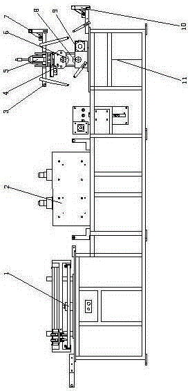 Hot printing mechanism of all-in-one machine